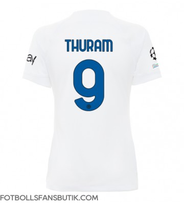 Inter Milan Marcus Thuram #9 Replika Bortatröja Damer 2023-24 Kortärmad